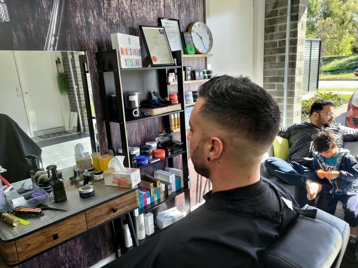Inside the V Men’s Hair Styling shop